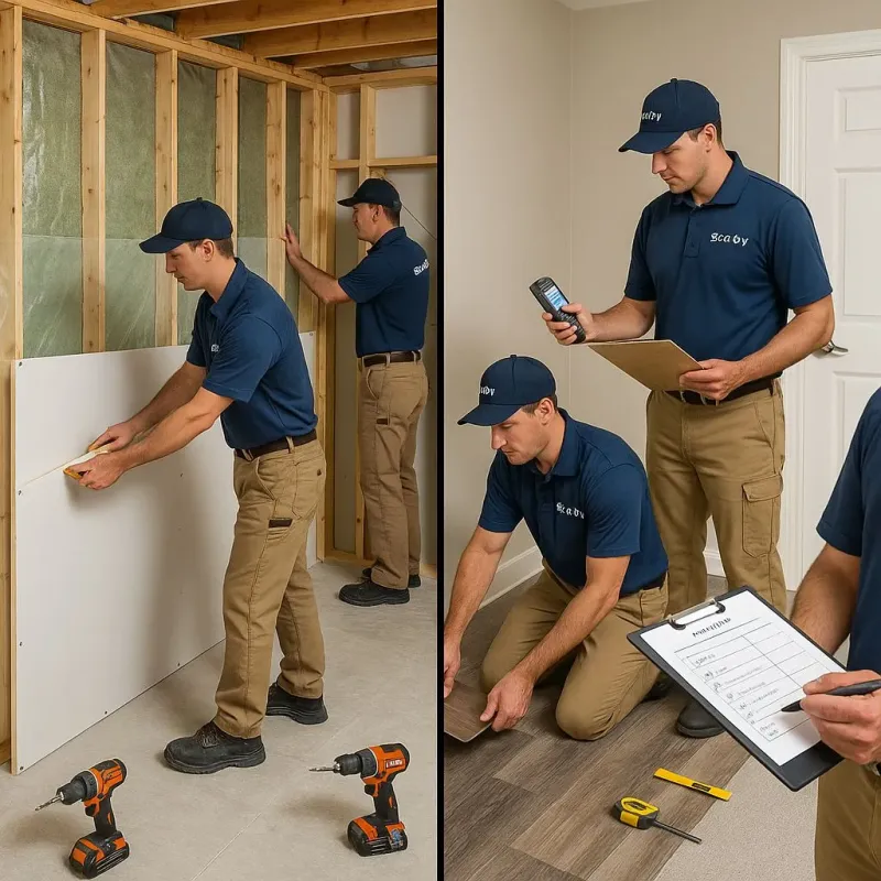 Repairs and Reconstruction process in Davis Junction, IL